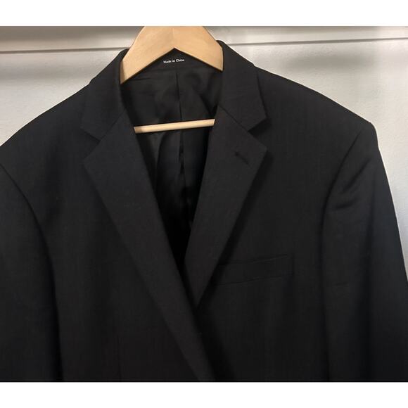 Pronto Uomo Platinum Men's 48R Dark & light Gray 100% Wool Blazer Suit Jacket - Picture 5 of 9